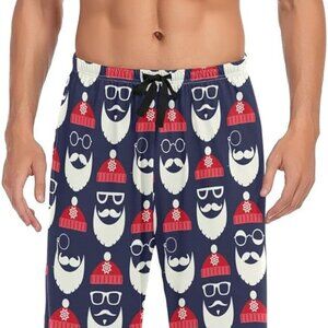 Sleep &Co. large Santa pj’s/purple,red,white velour